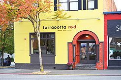 TERRACOTTA RED MODERN ASIAN BISTRO