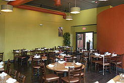 TERRACOTTA RED MODERN ASIAN BISTRO