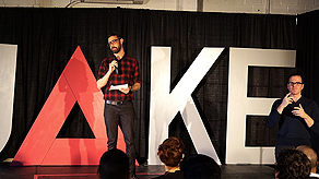 JAKE TALKS AT THE DISTILLERY LOFTS