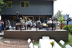 A GARDEN WEDDING RECEPTION