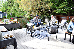 A GARDEN WEDDING RECEPTION