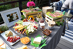 A GARDEN WEDDING RECEPTION