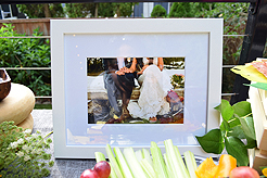 A GARDEN WEDDING RECEPTION