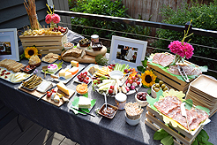 A GARDEN WEDDING RECEPTION