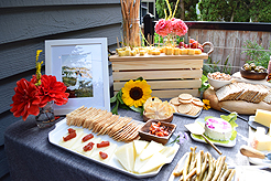 A GARDEN WEDDING RECEPTION