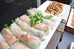 A GARDEN WEDDING RECEPTION