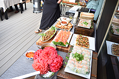 A GARDEN WEDDING RECEPTION