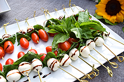 A GARDEN WEDDING RECEPTION