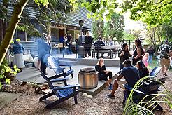 A GARDEN WEDDING RECEPTION