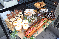 A GARDEN WEDDING RECEPTION