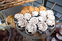 A GARDEN WEDDING RECEPTION