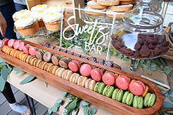 A GARDEN WEDDING RECEPTION