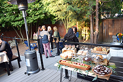 A GARDEN WEDDING RECEPTION