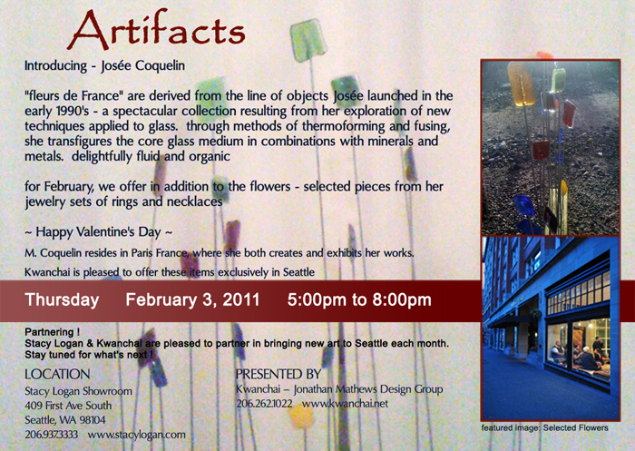 Kwanchai INVITES INTRODUCING JOSEEE COQUELIN AT THE FIRST THURSDAY ARTWALK - FEBRUARY 3RD