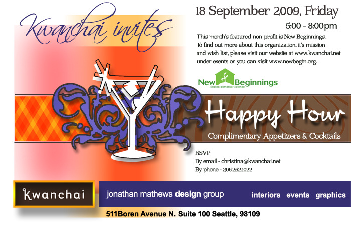 Kwanchai INVITES NEW BEGINNINGS - SEPTEMBER 18TH