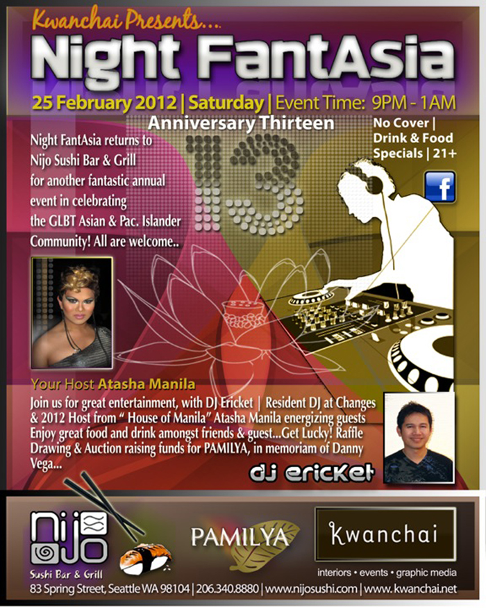 Kwanchai INVITES NIGHT FANTASIA - FEBRUARY 25TH