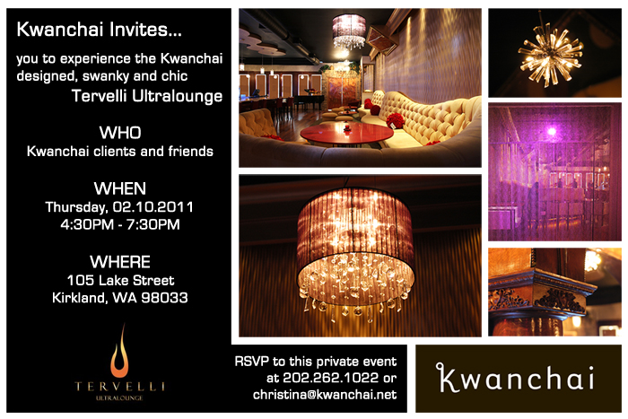 Kwanchai INVITES PRIVATE EVENT @ TERVELLI ULTRALOUNGE